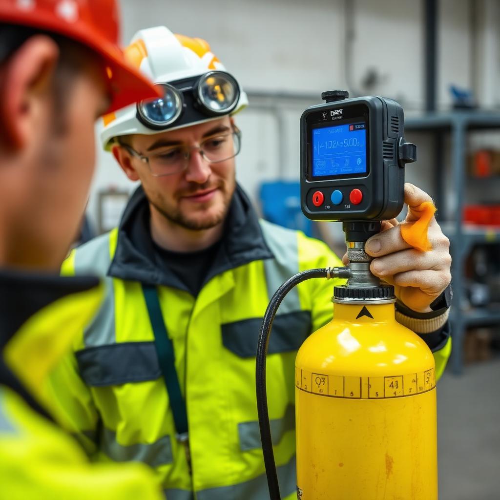 Gasmeter — kalibratie en bump-test
